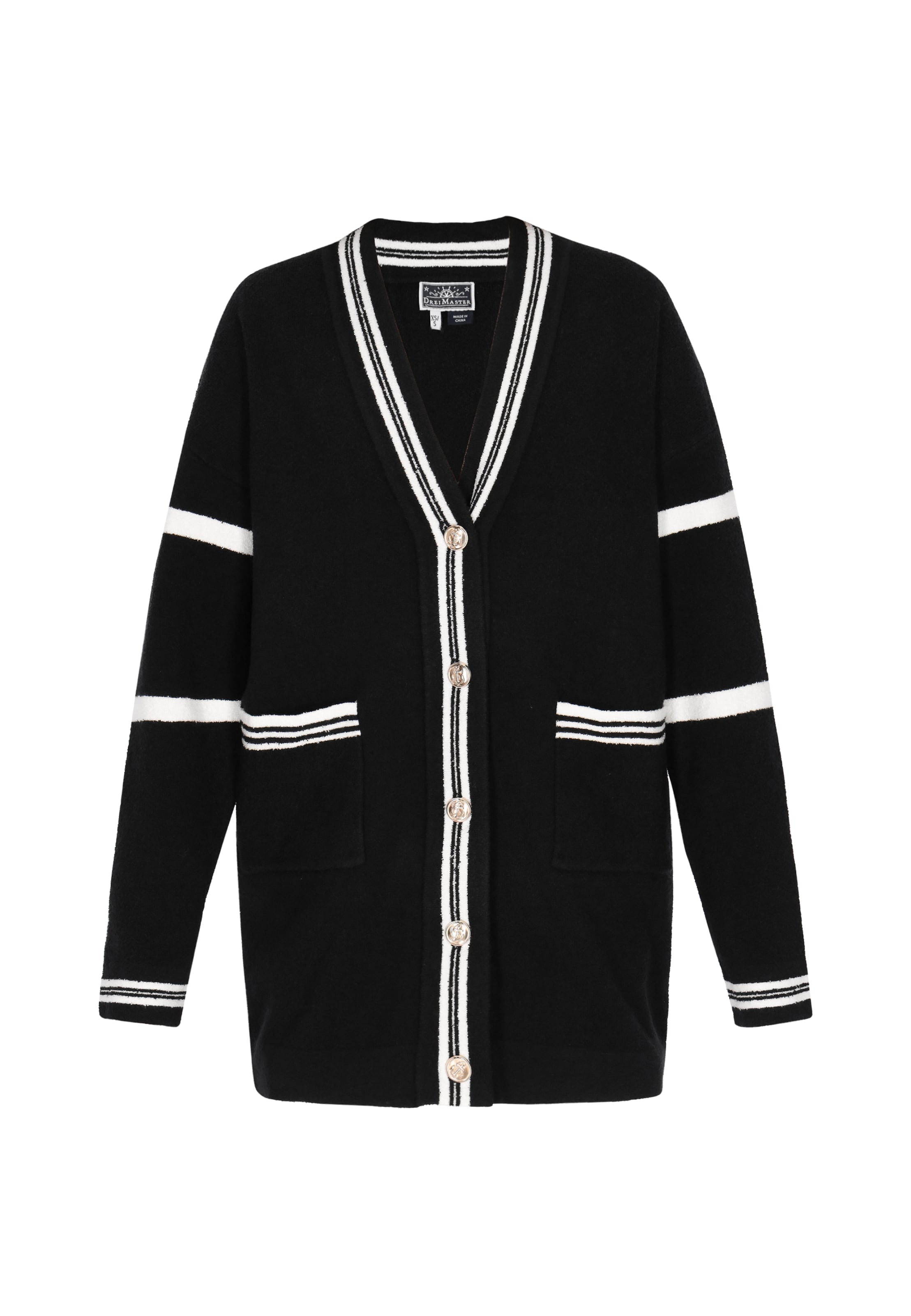 DreiMaster Maritim Вязаный кардиган в черном цвете
DreiMaster Maritim Вязаный кардиган в черном цвете