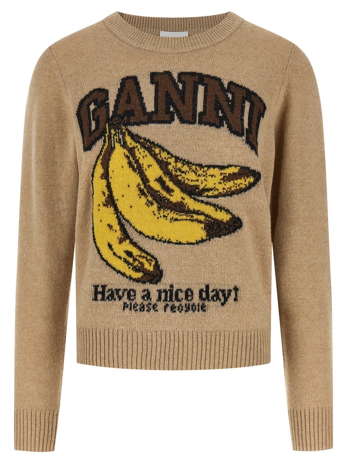 Свитер 'Banane' GANNI, бежевый
Свитер 'Banane' GANNI, бежевый