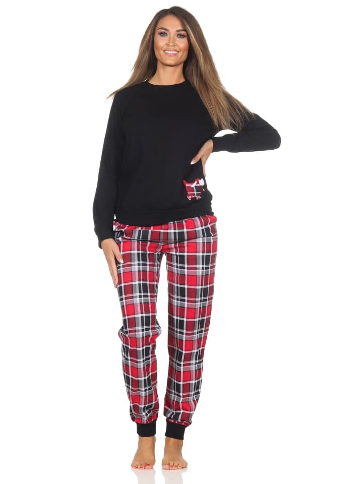 Пижама NORMANN langarm Bündchen Tiermotiv, черный
Пижама NORMANN langarm Bündchen Tiermotiv, черный