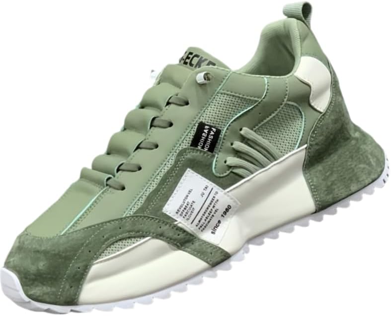 Удобные модные платформенные туфли большого размера для прогулок на открытом воздухе, бега, кемпинга, мужские кроссовки на шнуровке All Seasons Fmshi, белый/зеленый
Удобные модные платформенные туфли большого размера для прогулок на открытом воздухе, бега, кемпинга, мужские кроссовки на шнуровке All Seasons Fmshi, белый/зеленый