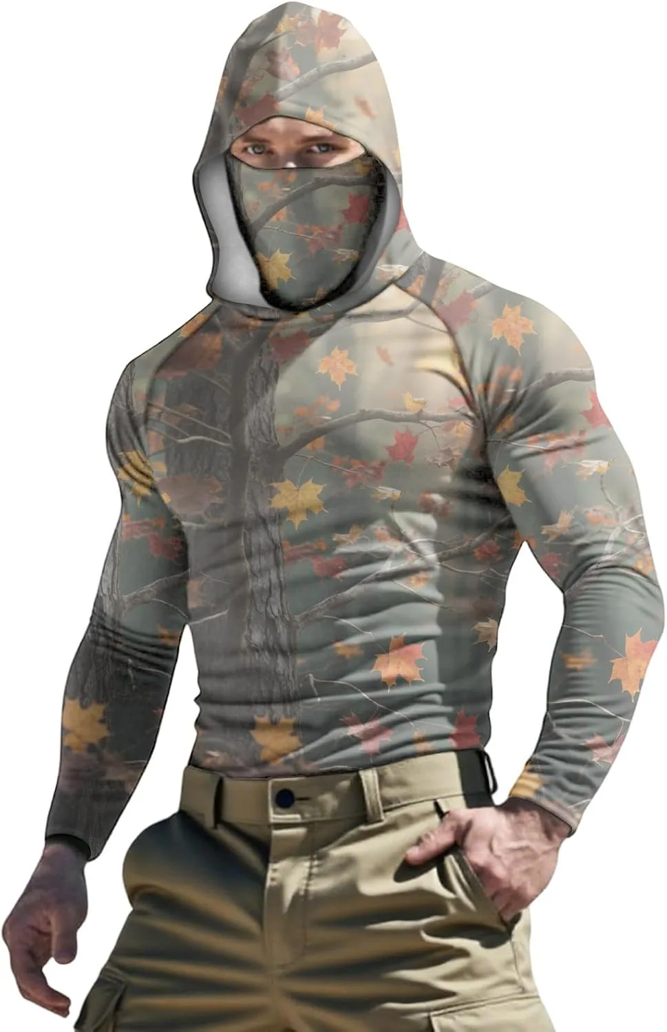 Длинный рукав для женщин и мужчин, Faux Silk Rayon, защита от солнца, камуфляж, с капюшоном
Длинный рукав для женщин и мужчин, Faux Silk Rayon, защита от солнца, камуфляж, с капюшоном