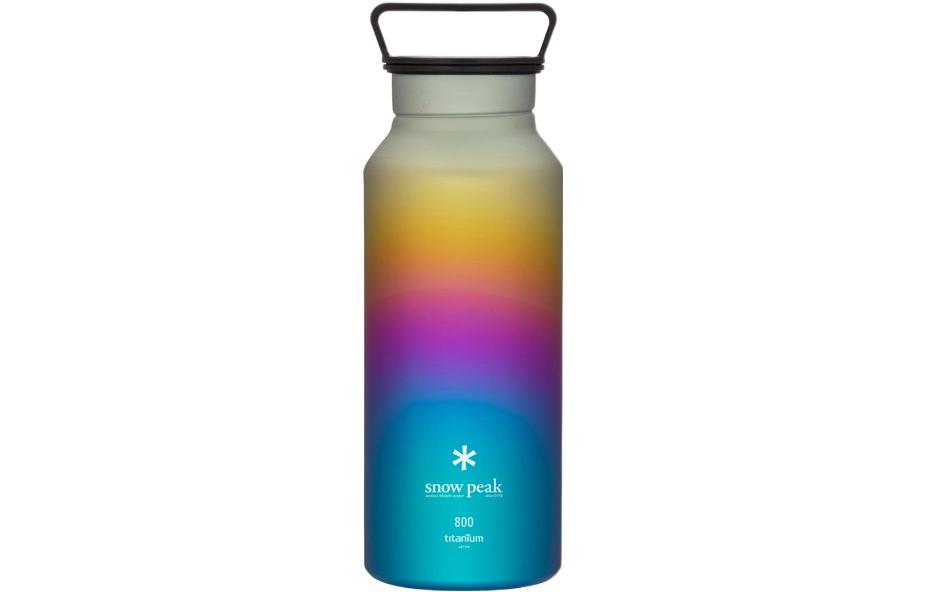 Уличный водоемкий контейнер для воды 800 мл, титановый, для кемпинга, 80*230 мм Snow Peak, tw-800-ra rainbow bottle
Уличный водоемкий контейнер для воды 800 мл, титановый, для кемпинга, 80*230 мм Snow Peak, tw-800-ra rainbow bottle