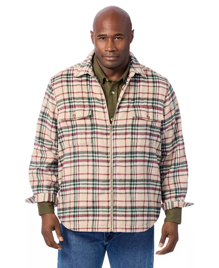 Мужская куртка-рубашка на молнии Big & Tall Brawny Kingsize, загар/бежевый
Мужская куртка-рубашка на молнии Big & Tall Brawny Kingsize, загар/бежевый