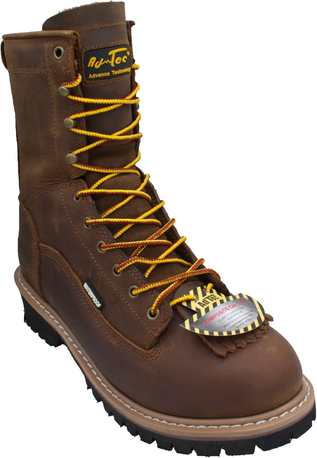 Мужские рабочие ботинки Ad Tec 1020 коричневого цвета из водонепроницаемой кожи Crazy Horse | С защитным носком, конструкция Goodyear Welt, подошва с защитой от электрических разрядов, маслостойкая рифленая подошва, коричневый
Мужские рабочие ботинки Ad Tec 1020 коричневого цвета из водонепроницаемой кожи Crazy Horse | С защитным носком, конструкция Goodyear Welt, подошва с защитой от электрических разрядов, маслостойкая рифленая подошва, коричневый