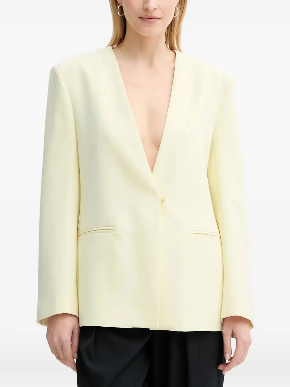 Жакет с V-образным вырезом и поясом Isabelle Blanche, желтый
Жакет с V-образным вырезом и поясом Isabelle Blanche, желтый