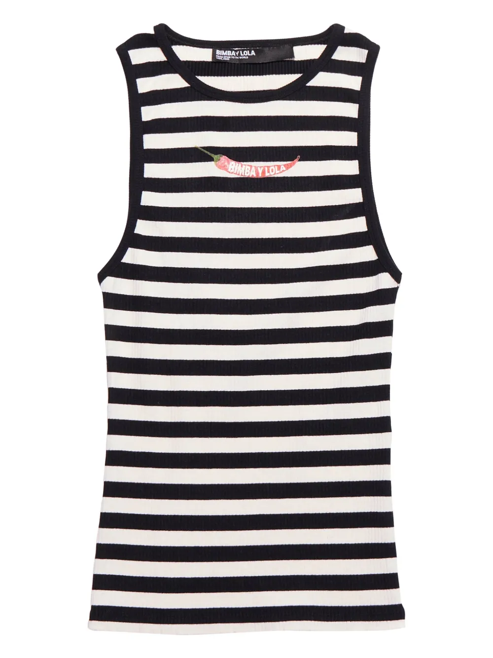 Полосатый топ в рубчик Bimba y Lola, черный
Полосатый топ в рубчик Bimba y Lola, черный