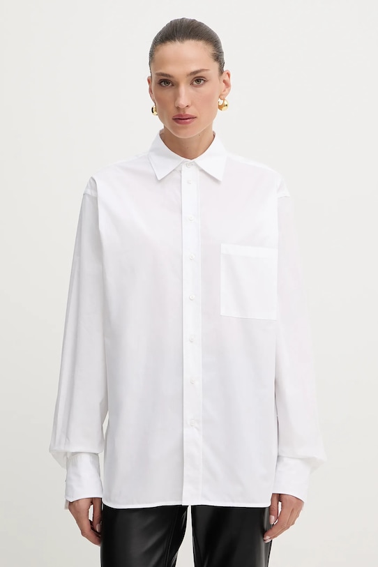 Хлопковая рубашка Boss, белый
Хлопковая рубашка Boss, белый