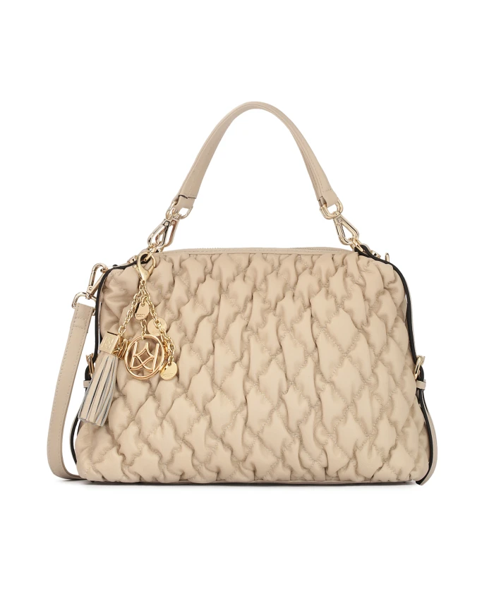 Элегантная стеганая сумка бежевого цвета. Kazar, бежевый
Элегантная стеганая сумка бежевого цвета. Kazar, бежевый