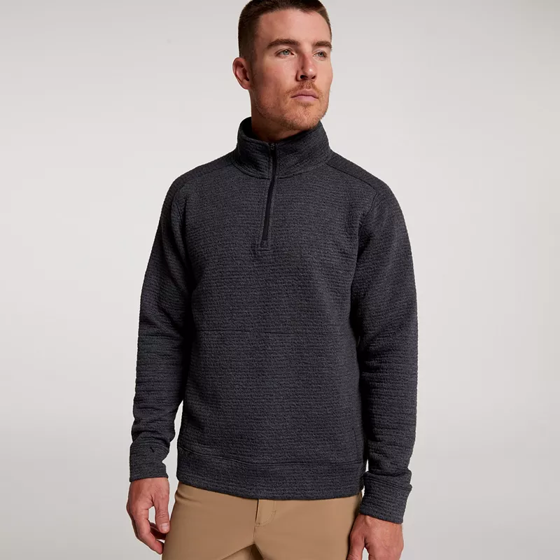 Мужская флисовая куртка VRST Recharge Lunar на молнии 1/4, цвет Pure Black Heather
Мужская флисовая куртка VRST Recharge Lunar на молнии 1/4, цвет Pure Black Heather