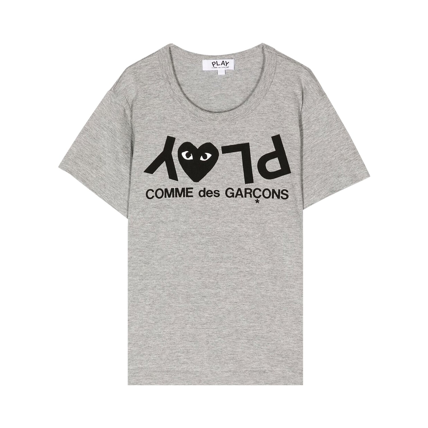 Серая футболка с обратным логотипом Comme des Garçons PLAY
Серая футболка с обратным логотипом Comme des Garçons PLAY