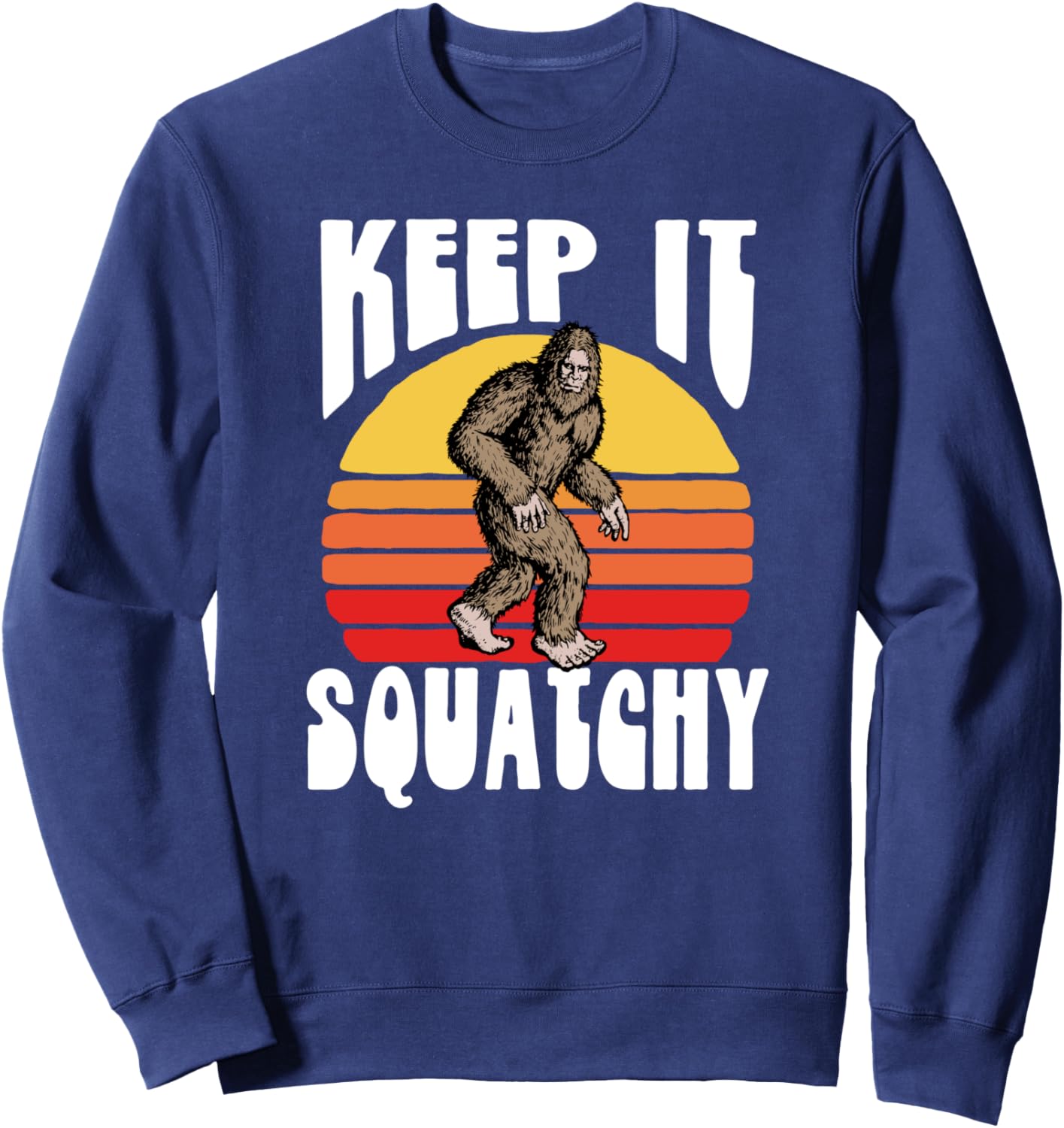 Keep It Squatchy! Забавная толстовка в стиле ретро 80-х с изображением Бигфута и Сасквоча на фоне заката The Lab Of Weirdos, темно-синий
Keep It Squatchy! Забавная толстовка в стиле ретро 80-х с изображением Бигфута и Сасквоча на фоне заката The Lab Of Weirdos, темно-синий