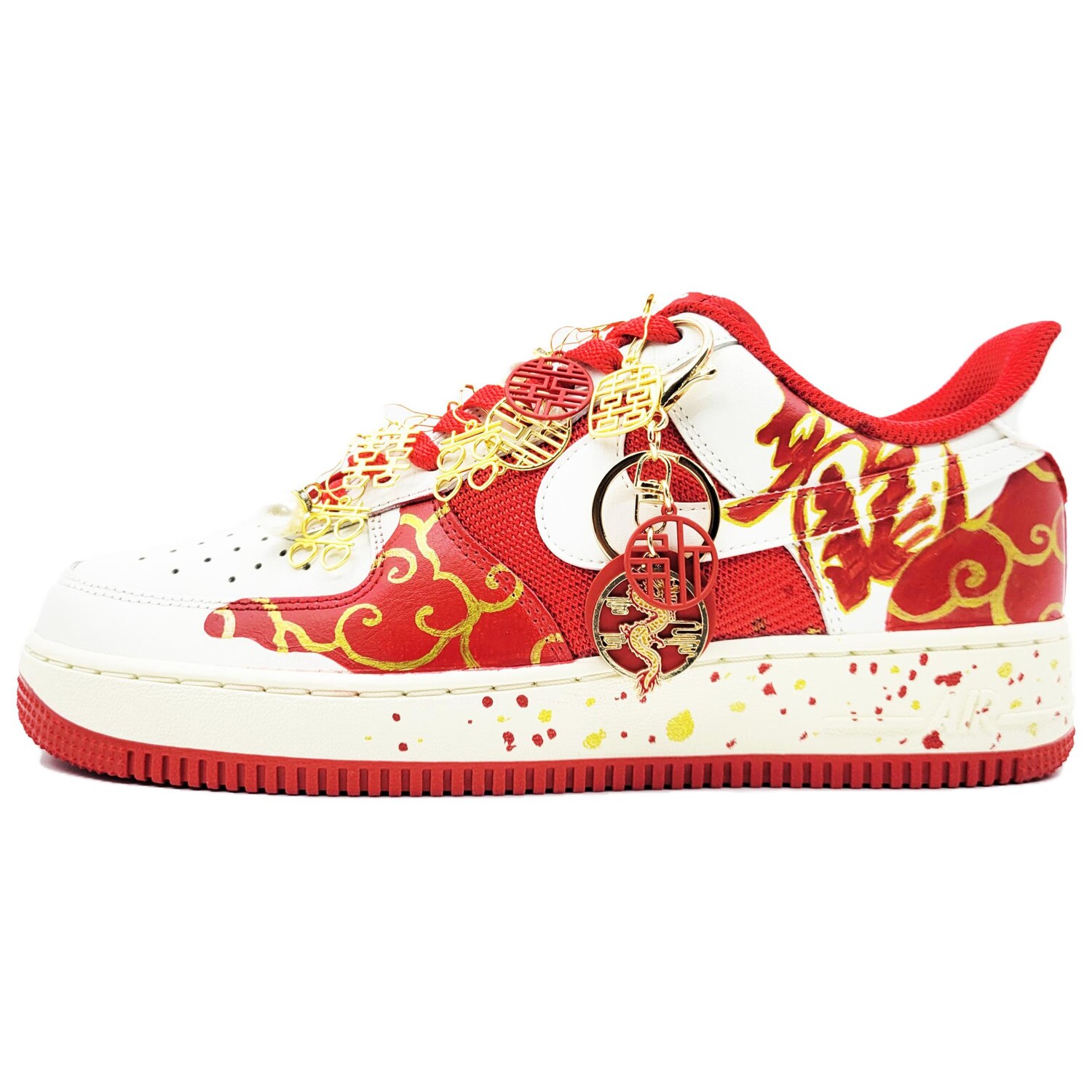 Кроссовки Nike Air Force 1 Skateboarding Shoes Unisex Low-top Red/Gold, золотой/красный
Кроссовки Nike Air Force 1 Skateboarding Shoes Unisex Low-top Red/Gold, золотой/красный