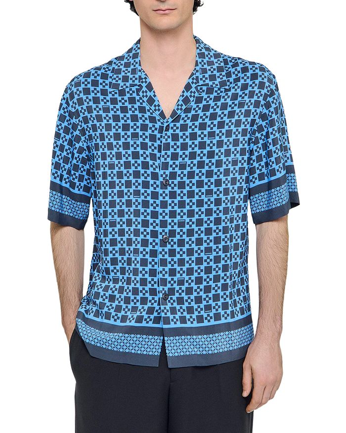 Свободная рубашка Sandro, синий
Свободная рубашка Sandro, синий