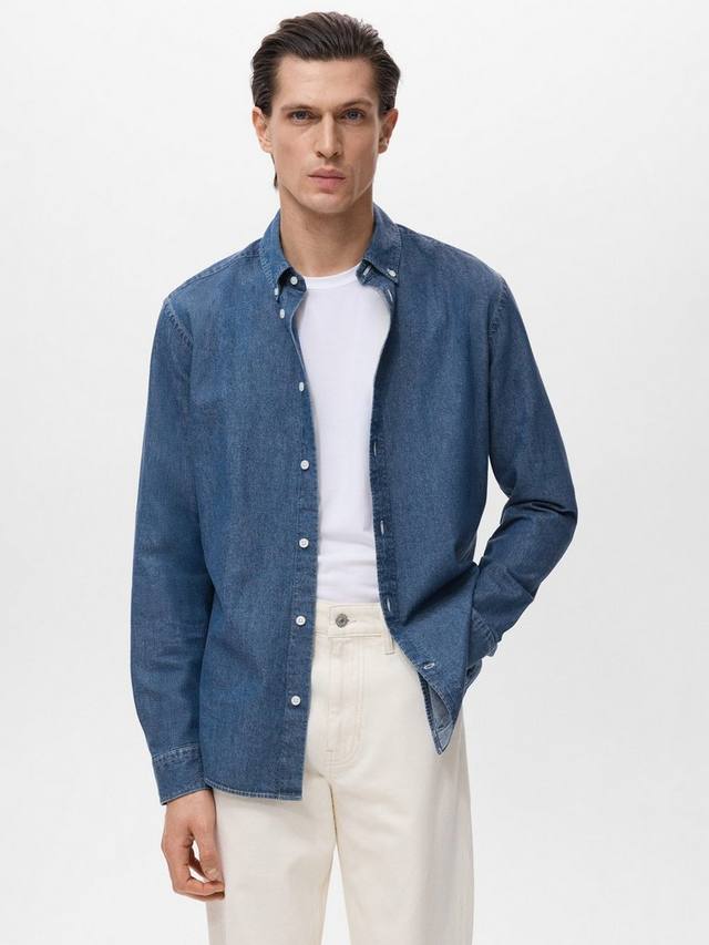 Джинсовая рубашка Corinto из хлопковой смески Regular Fit Mango, Open Blue
Джинсовая рубашка Corinto из хлопковой смески Regular Fit Mango, Open Blue