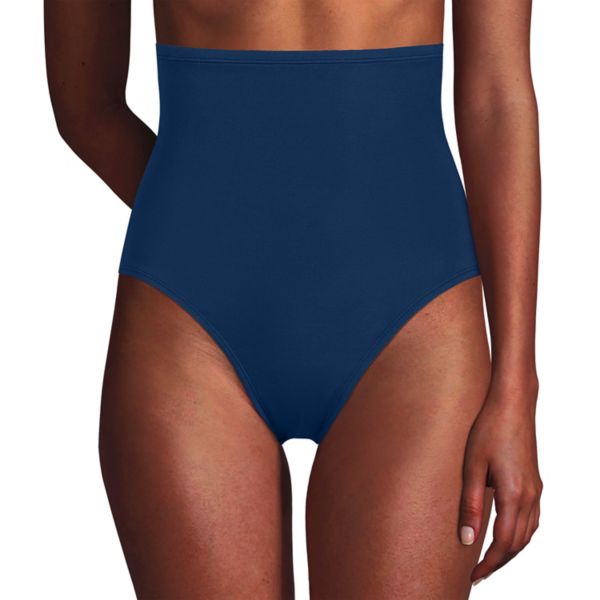 Женский облегающий костюм с ультравысокой талией и плавками-бикини Lands' End, синий
Женский облегающий костюм с ультравысокой талией и плавками-бикини Lands' End, синий