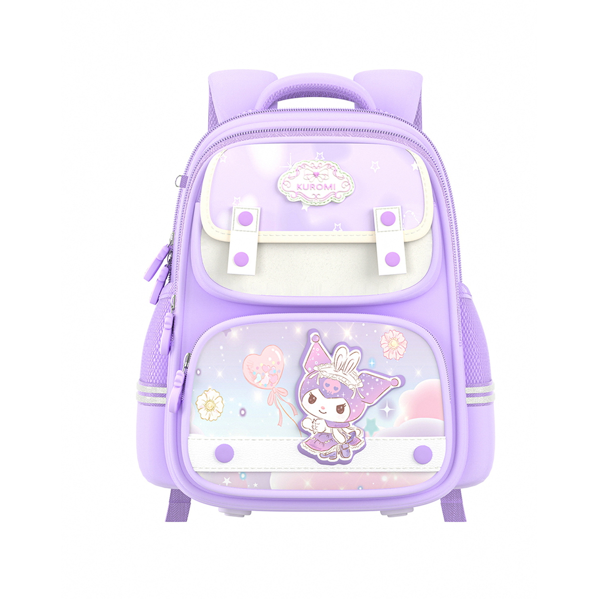 Sanrio Водоотталкивающая ткань Ученический рюкзак Обычный Детский Розовый Фиолетовый, Purple Kuromi
Sanrio Водоотталкивающая ткань Ученический рюкзак Обычный Детский Розовый Фиолетовый, Purple Kuromi