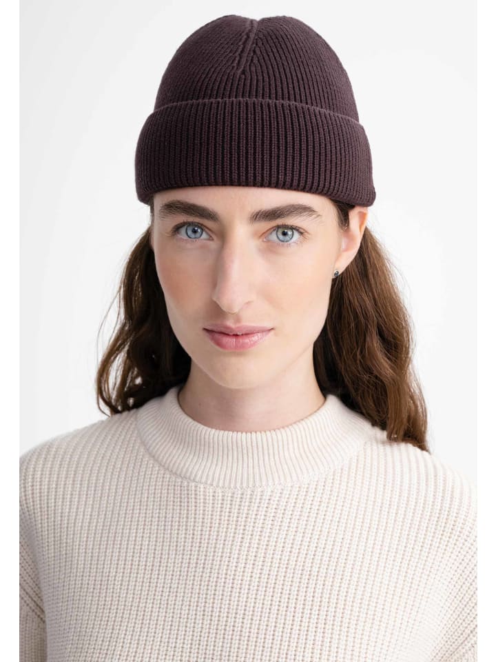 MELA Вязаная шапка в рубчик в стиле KALI темно-коричневого цвета
MELA Вязаная шапка в рубчик в стиле KALI темно-коричневого цвета