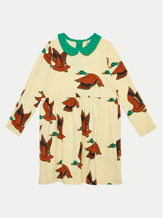 Платье на каждый день стандартного кроя Mini Rodini, желтый
Платье на каждый день стандартного кроя Mini Rodini, желтый