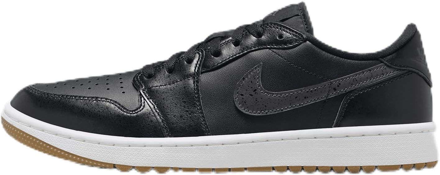 Мужские гольф-кроссовки Nike Air Jordan 1 Low, белый/черный/коричневый
Мужские гольф-кроссовки Nike Air Jordan 1 Low, белый/черный/коричневый