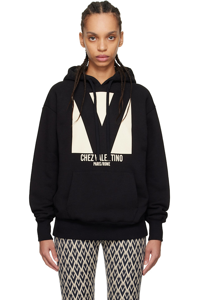 Хлопковая худи с принтом 'Chez Valentino' Valentino, черный
Хлопковая худи с принтом 'Chez Valentino' Valentino, черный