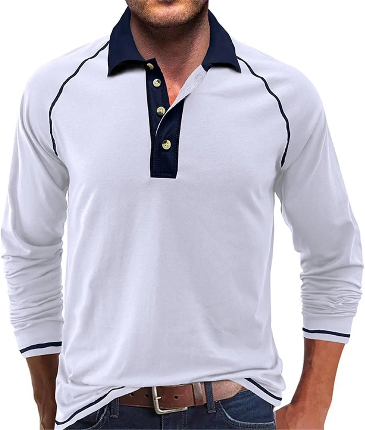 Мужская поло с длинным рукавом Classic Button Basic
Мужская поло с длинным рукавом Classic Button Basic