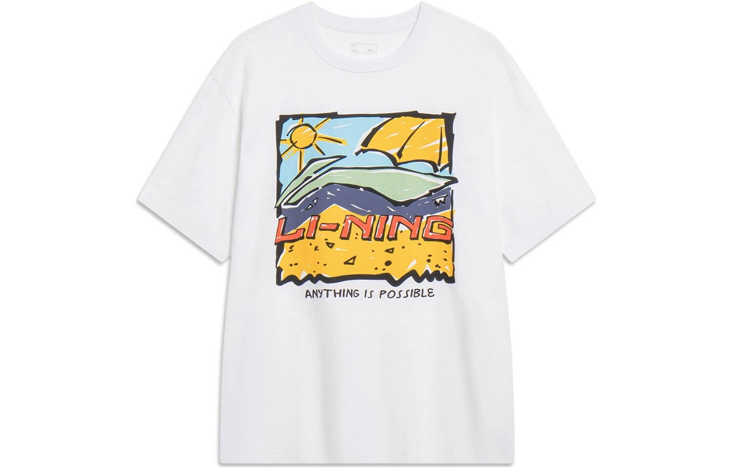 Li Ning Футболка унисекс с подкладкой, Белый
Li Ning Футболка унисекс с подкладкой, Белый