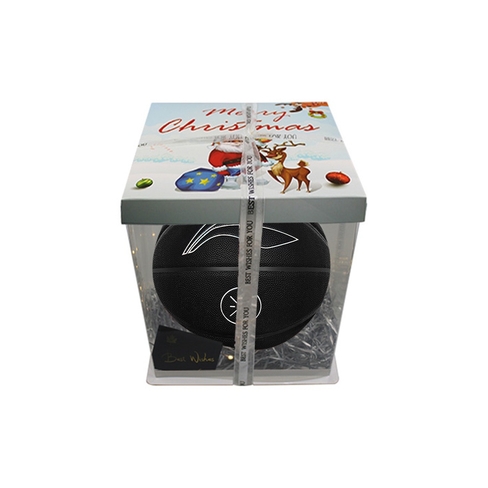 LINING Баскетбольный мяч PU черный размер 7 тренировочный унисекс
LINING Баскетбольный мяч PU черный размер 7 тренировочный унисекс