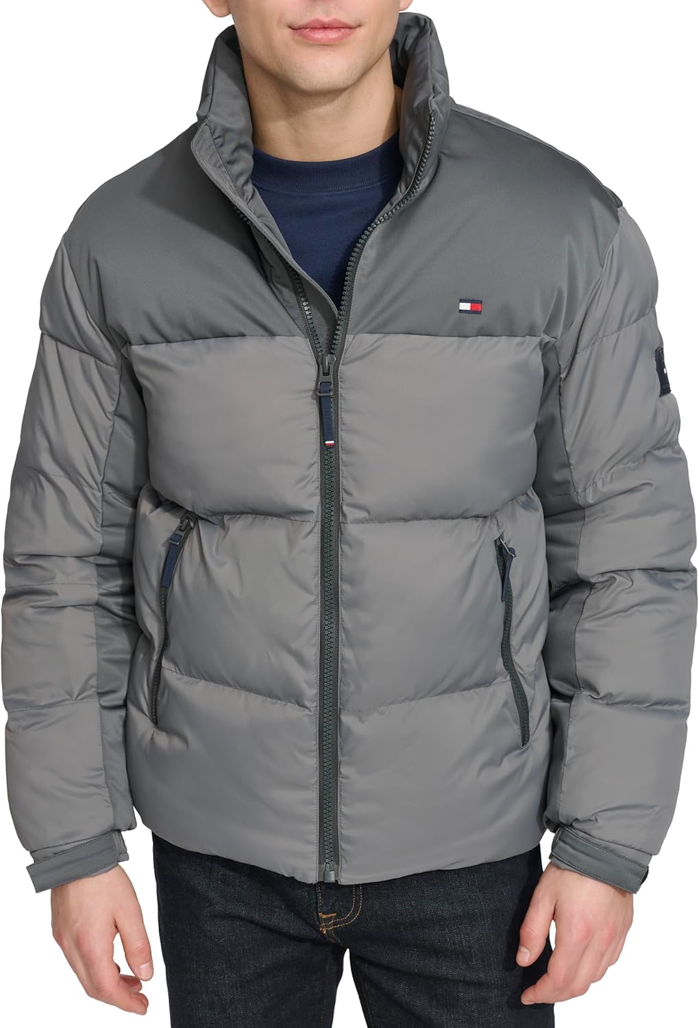 Мужская стеганая куртка Tommy Hilfiger из микс-медиа, Charcoal
Мужская стеганая куртка Tommy Hilfiger из микс-медиа, Charcoal