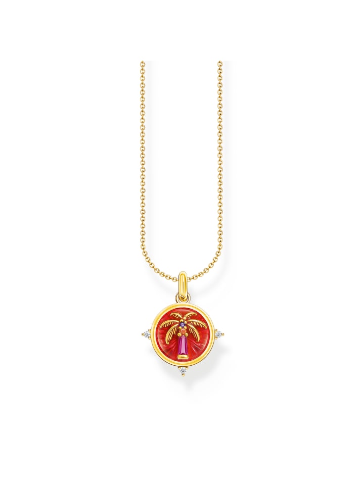 Thomas Sabo Колье с подвеской в виде пальмы из золота, разноцветное
Thomas Sabo Колье с подвеской в виде пальмы из золота, разноцветное