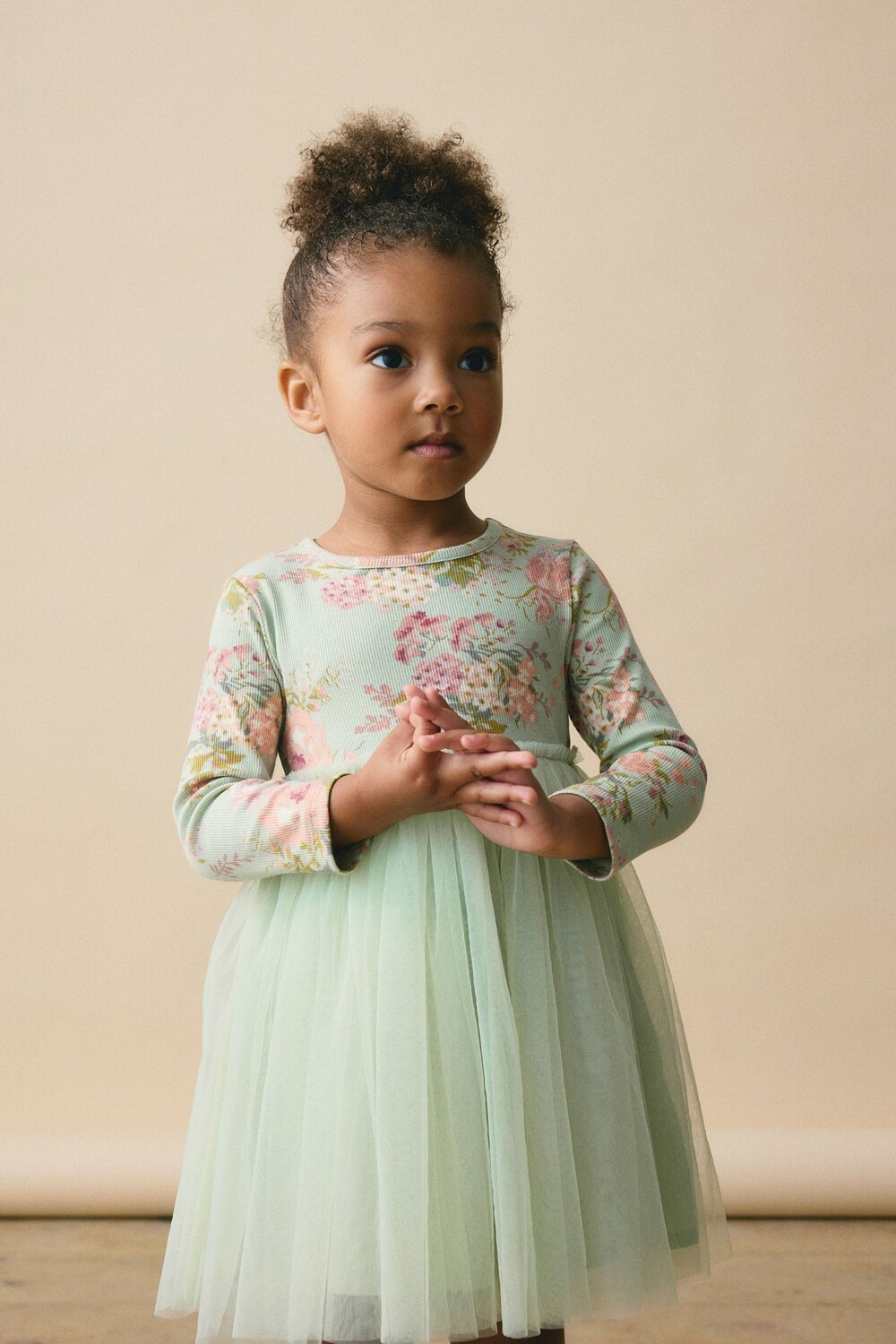 Платье из сетки с длинными рукавами (3 мес 7 лет) Next, зеленый 
Платье из сетки с длинными рукавами (3 мес 7 лет) Next, зеленый