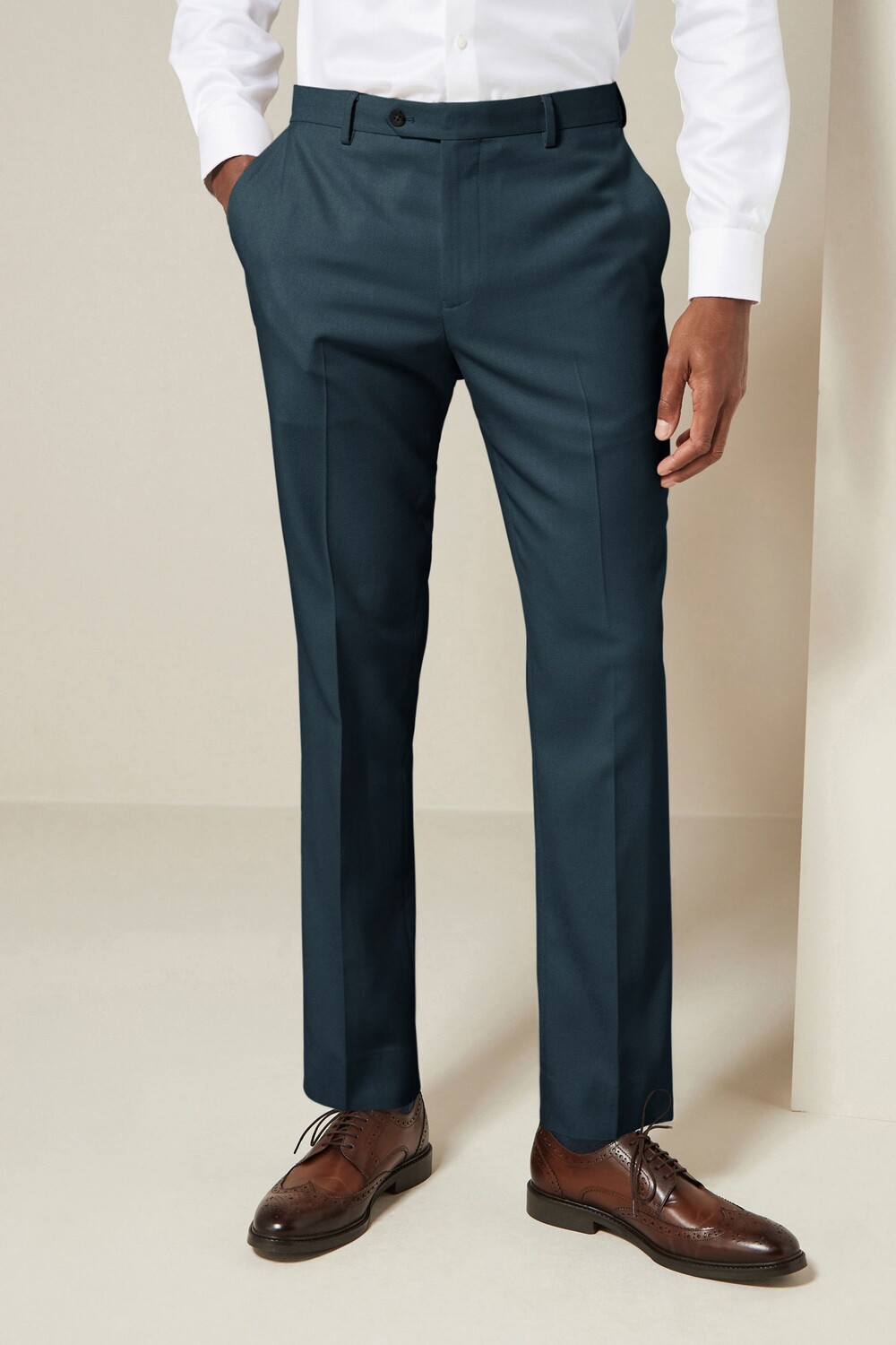 Фактурные костюмные брюки Next, бирюзовый
Фактурные костюмные брюки Next, бирюзовый