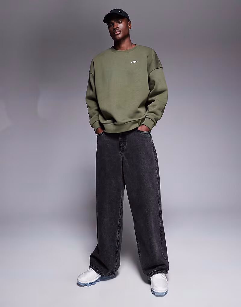 Толстовка Nike Club оверсайз зеленого цвета
Толстовка Nike Club оверсайз зеленого цвета