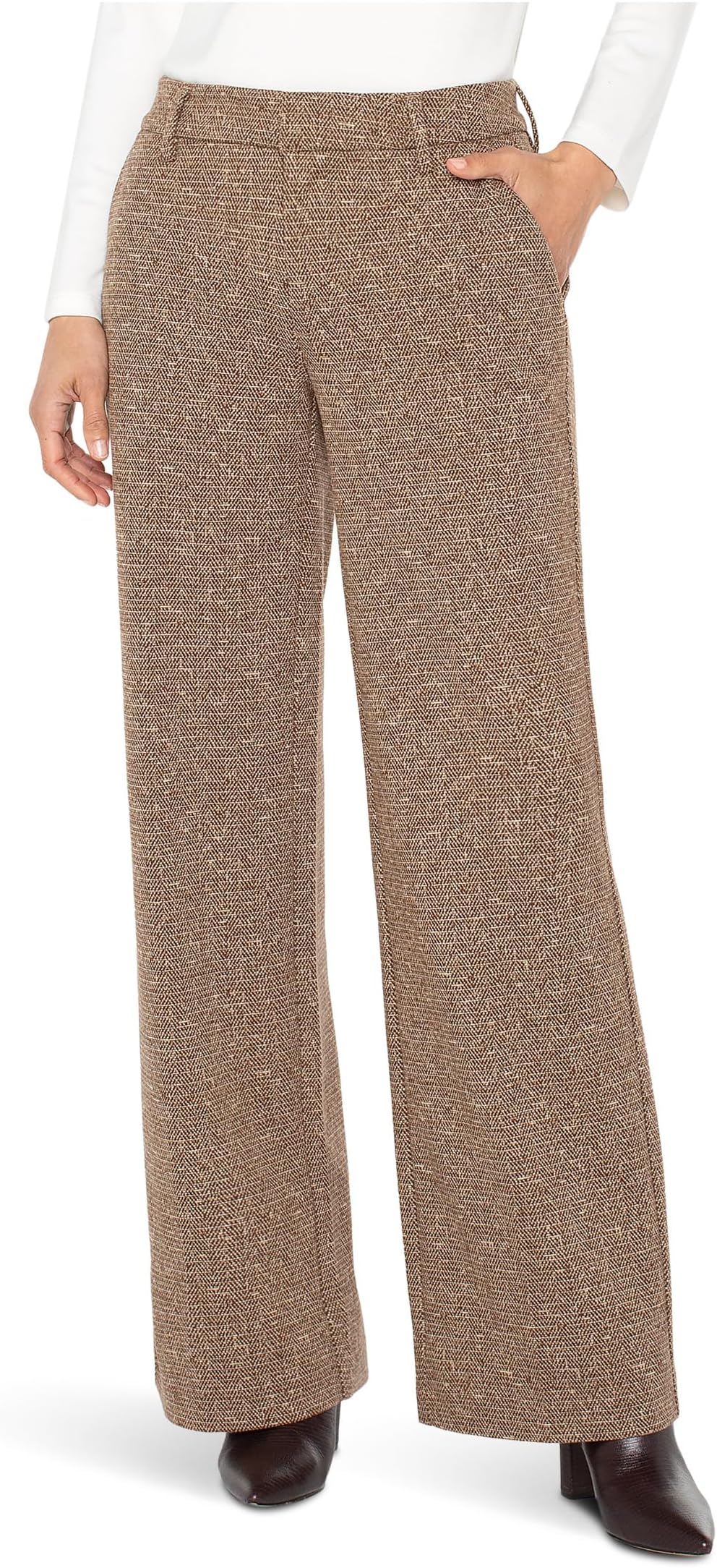 Брюки Liverpool Los Angeles Kelsey Wide Leg Trouser Mid Rise Herringbone Knit, цвет Brown/Camel Herringbone
Брюки Liverpool Los Angeles Kelsey Wide Leg Trouser Mid Rise Herringbone Knit, цвет Brown/Camel Herringbone