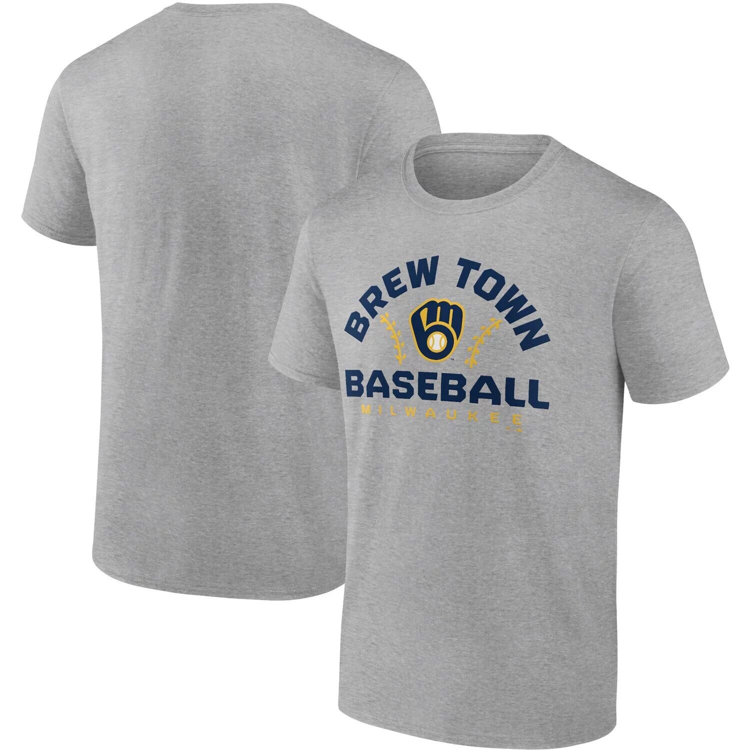 Мужская серая футболка с логотипом Milwaukee Brewers Iconic Go for Two Fanatics, Серый, Мужская серая футболка с логотипом Milwaukee Brewers Iconic Go for Two Fanatics
Мужская серая футболка с логотипом Milwaukee Brewers Iconic Go for Two Fanatics, Серый, Мужская серая футболка с логотипом Milwaukee Brewers Iconic Go for Two Fanatics