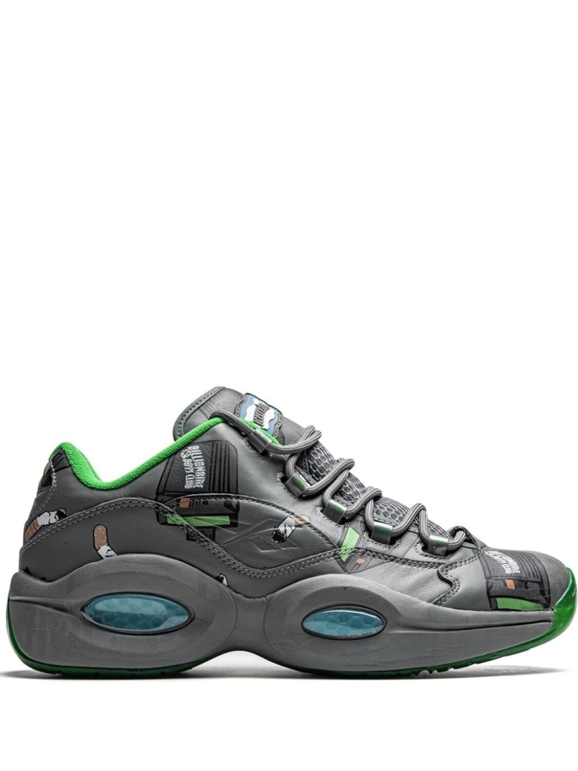 Кроссовки Question Low Reebok, серый
Кроссовки Question Low Reebok, серый