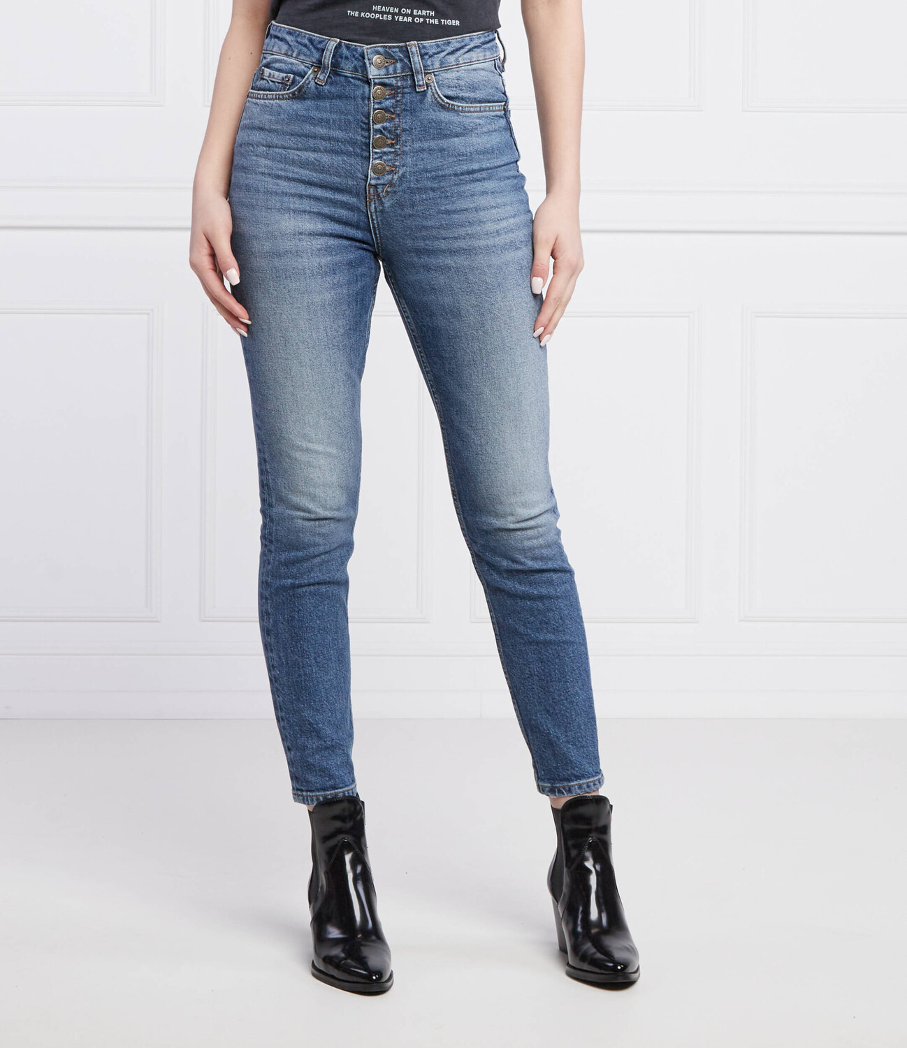 Джинсы The Kooples slim fit, темно-синий
Джинсы The Kooples slim fit, темно-синий