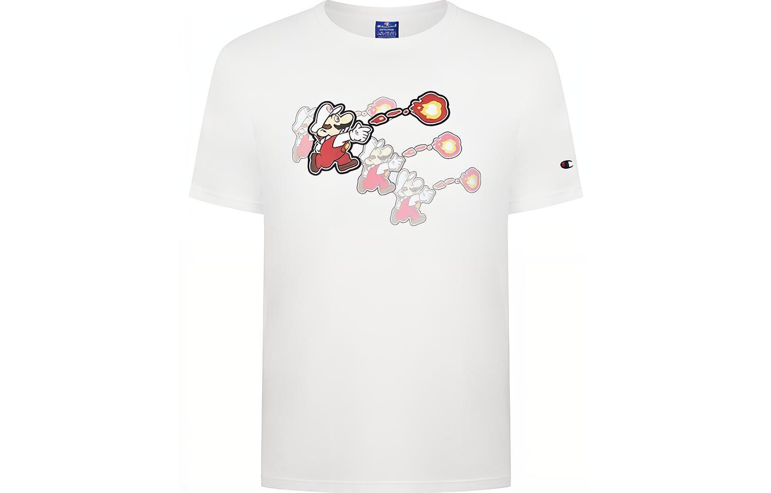 Футболка Nintendo X NINTENDO унисекс белая Champion, белый 
Футболка Nintendo X NINTENDO унисекс белая Champion, белый
