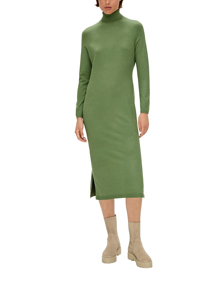 Платье до колена s.Oliver, зеленый
Платье до колена s.Oliver, зеленый