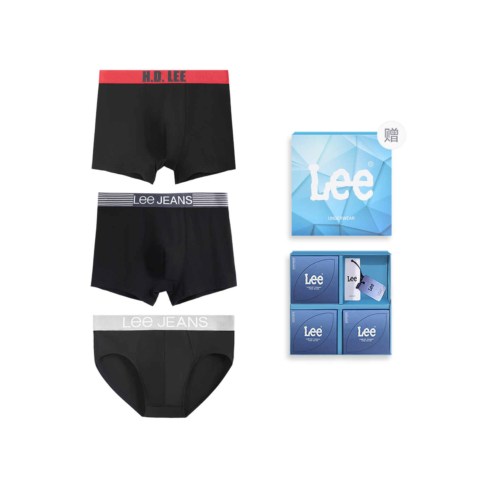 Lee Подарочный набор мужского белья Xline, 3 штуки
Lee Подарочный набор мужского белья Xline, 3 штуки