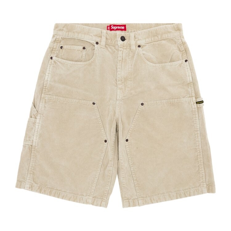 Шорты Supreme Washed Corduroy Double Knee Painter Short, бежевый 
Шорты Supreme Washed Corduroy Double Knee Painter Short, бежевый