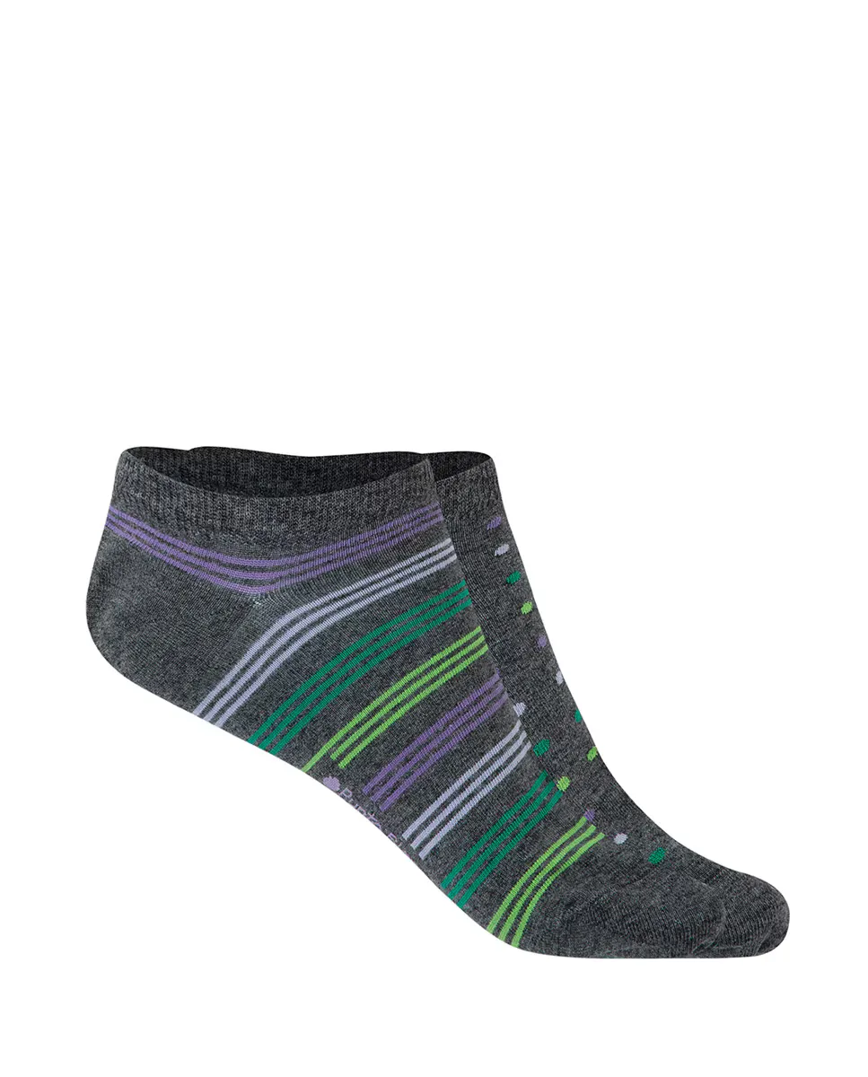 Упаковка из 2 вискозных носков в горошек и полоску. Сделано в Испании Punto Blanco, серый
Упаковка из 2 вискозных носков в горошек и полоску. Сделано в Испании Punto Blanco, серый