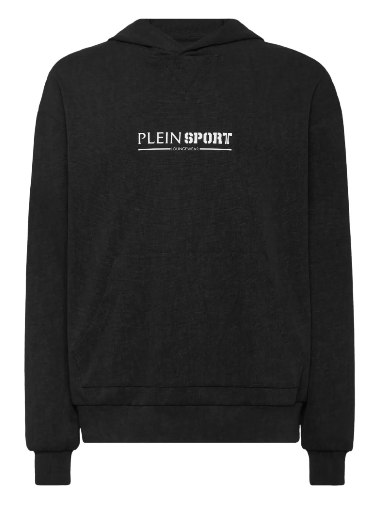 Толстовка с капюшоном из хлопка Plein Sport, черный 
Толстовка с капюшоном из хлопка Plein Sport, черный