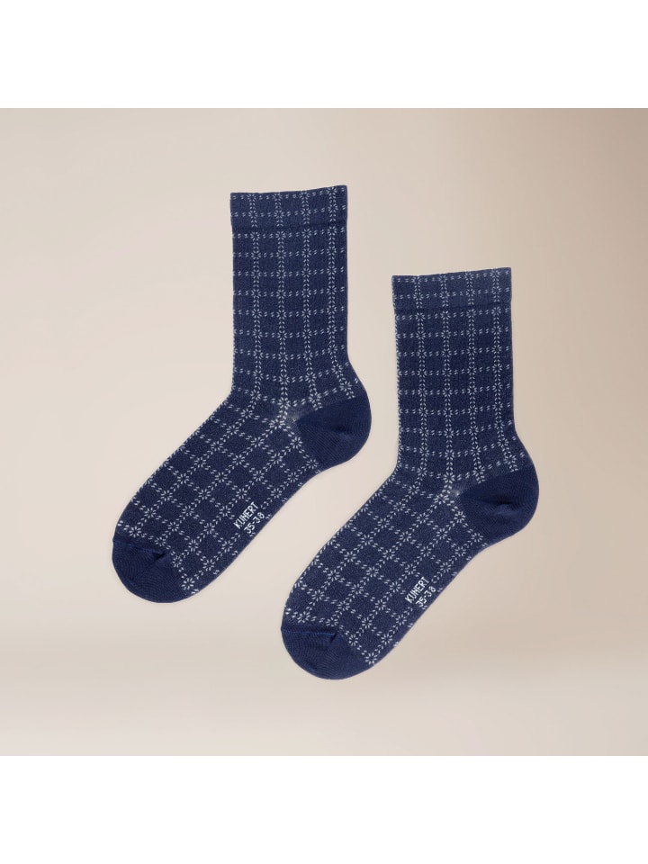 Kunert Носки в горошек и клетку, модные, цвета горечавки
Kunert Носки в горошек и клетку, модные, цвета горечавки