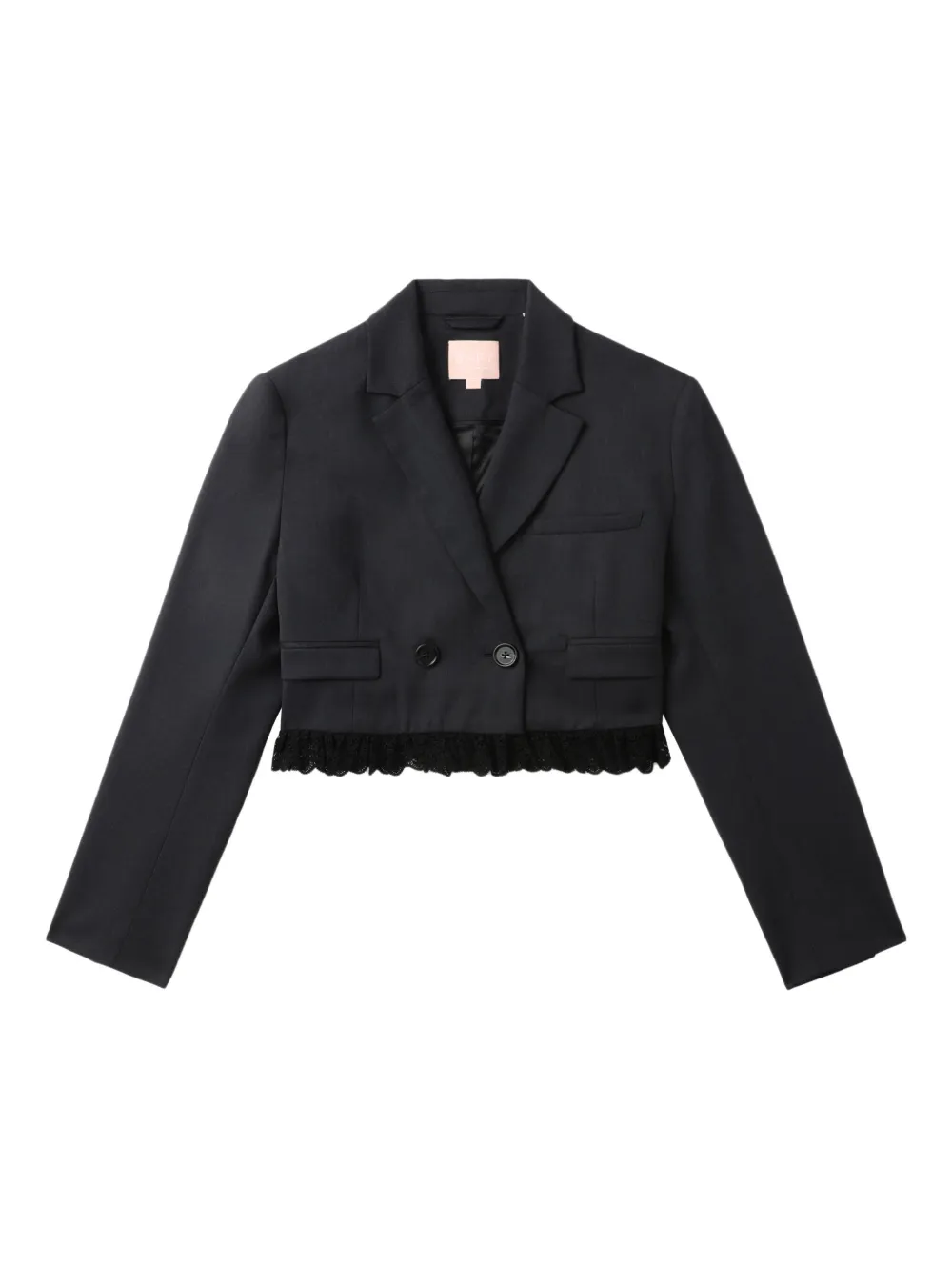 Укороченный жакет с кружевом BAPY BY *A BATHING APE, черный
Укороченный жакет с кружевом BAPY BY *A BATHING APE, черный