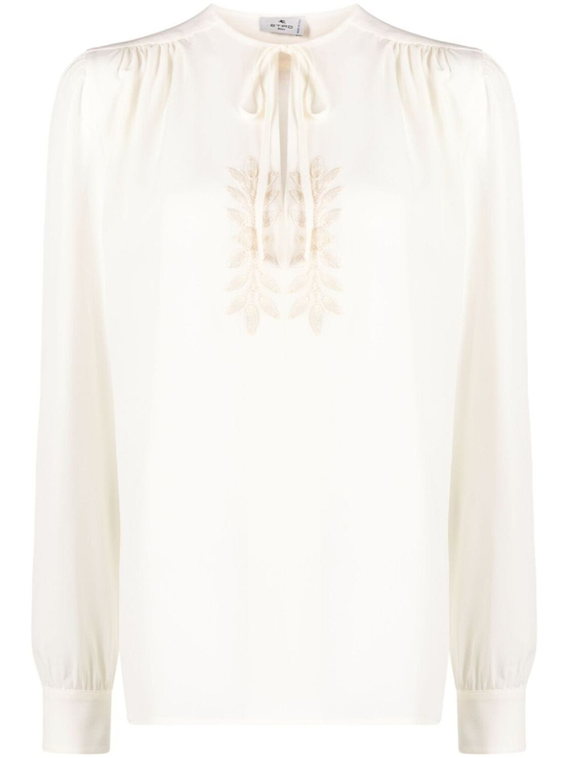 ETRO шелковая блузка с вышивкой, нейтральный цвет
ETRO шелковая блузка с вышивкой, нейтральный цвет