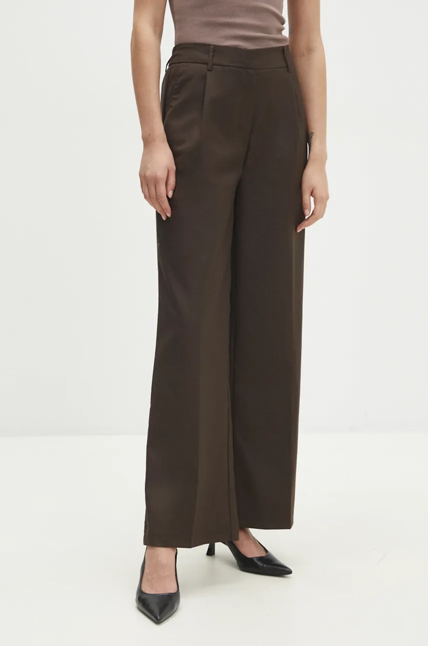 Брюки Answear Lab, коричневый 
Брюки Answear Lab, коричневый