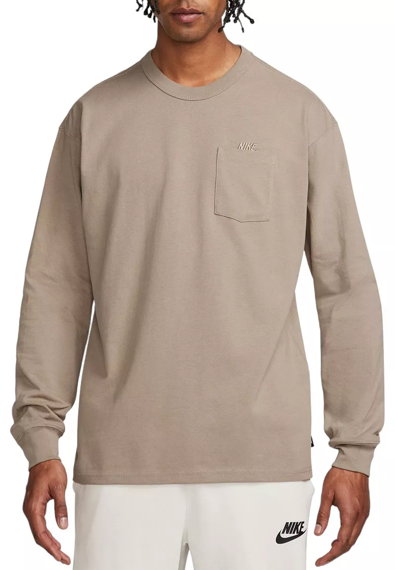 Мужская футболка с длинными рукавами и карманами Nike Sportswear Premium Essentials, хаки
Мужская футболка с длинными рукавами и карманами Nike Sportswear Premium Essentials, хаки