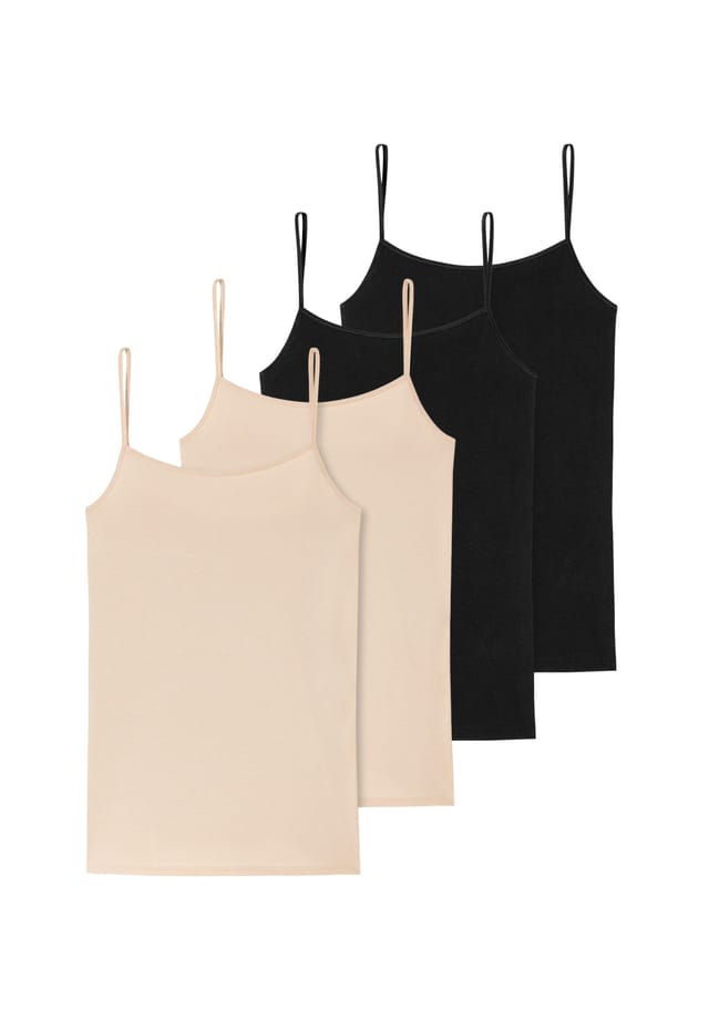 Упаковка из 4 спагетти-топов 95/5 органический хлопок Schiesser, мультиколор
Упаковка из 4 спагетти-топов 95/5 органический хлопок Schiesser, мультиколор