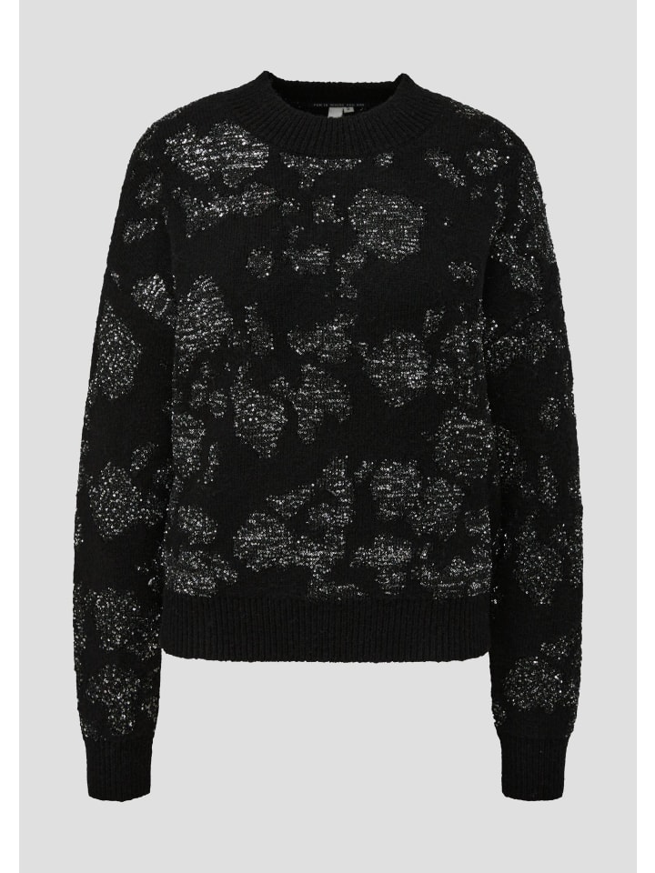 QS Вязаный свитер цвета 99X0_черный
QS Вязаный свитер цвета 99X0_черный