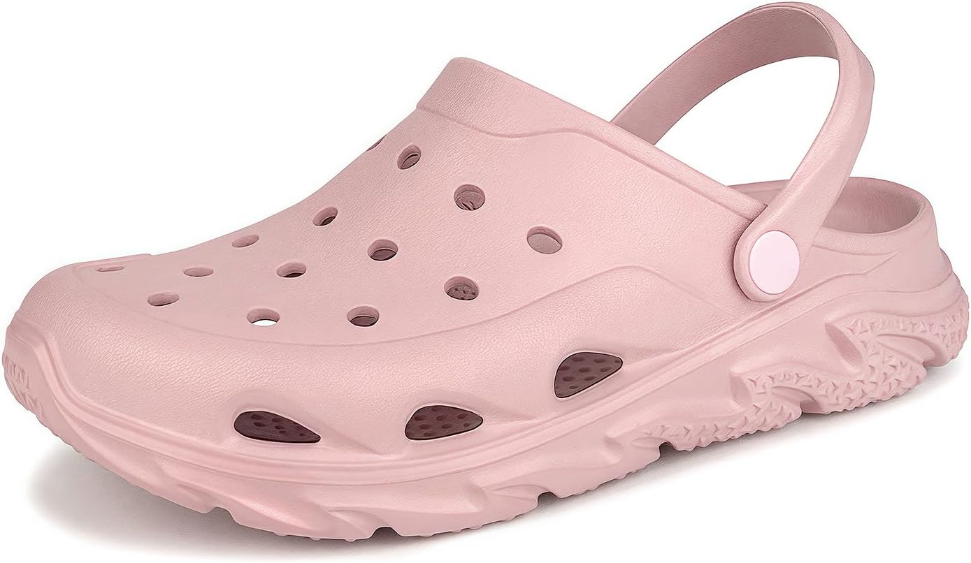 Женские и мужские кломпы с поддержкой свода стопы Scecocrs, садовая обувь, взрослые слипоны, летние спортивные сандалии для улицы, пляжа и воды, повседневные легкие дышащие тапочки с противоскользящей подошвой, розовый
Женские и мужские кломпы с поддержкой свода стопы Scecocrs, садовая обувь, взрослые слипоны, летние спортивные сандалии для улицы, пляжа и воды, повседневные легкие дышащие тапочки с противоскользящей подошвой, розовый